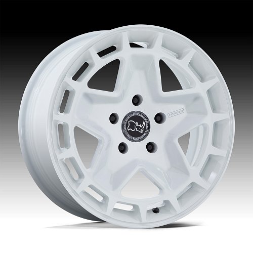 Black Rhino Corsica Forged Gloss White Custom Wheels 1